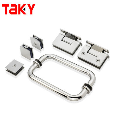 Aanpassing Aluminium douche scherm glazen deur handvat met 0,5 mm dikte en BN afwerking