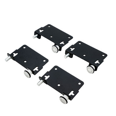 Lange levensduur Aluminium schuifdeur Rails en wielen voor moderne garderobe hardware Fitting
