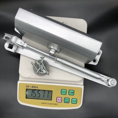 Schuifarm Branddeursluiter voor slot Max Doors Gewicht 65-85kg Afwerking Sproei-verf Zilver