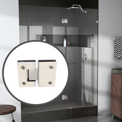 560 g gewicht glas naar glas douche scharnier voor vaste 180 graden glazen deur scheidingswand