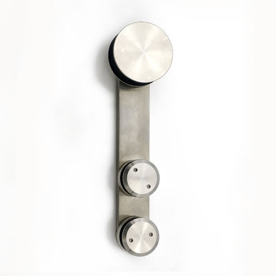 Roosterloze glazen doucheruimte Rolling Barn Schuifdeur Track Hardware Kit met Acryl Tray