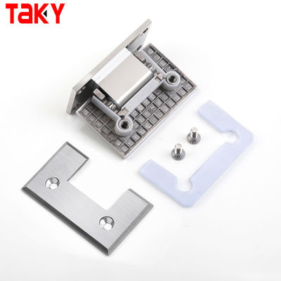 Lange levensduur 90 graden Frameless Brass Pivot Glass Screen Door Shower Hinges voor douche hutten