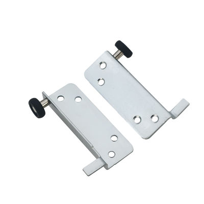 Verstelbare deuren van ijzer en nylon, rolwielbevestigingen voor schuifdeuren 8,5 cm*11 cm