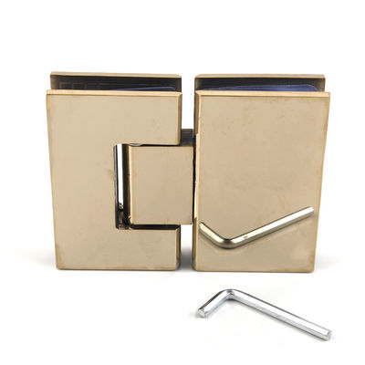Moderne design Rose Gold douche scharnier voor Bifold glas douche deur Cerniere Box Doccia