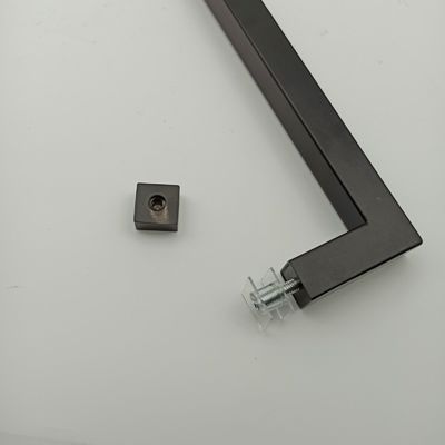 Goed ontwerp roestvrij staal304 deur trekhandgreep voor badkamer glazen deuren in mat zwart