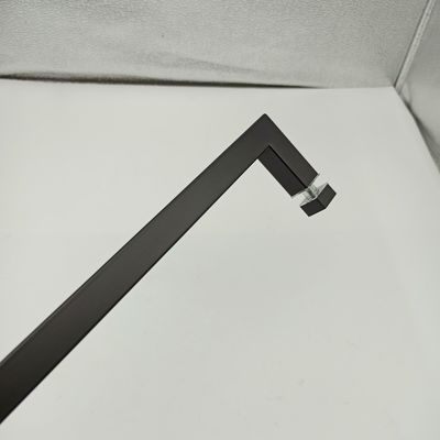 Goed ontwerp roestvrij staal304 deur trekhandgreep voor badkamer glazen deuren in mat zwart