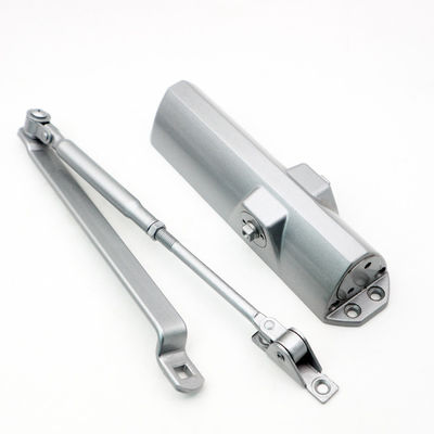 Heavy Duty Aluminium Automatic Door Closer Ferme Porte Automatique met zilveren drukwerk