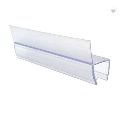 6-12mm glas compatibel 180 graden PVC rubber H-kanaal bodem glas douche afdichting deur band