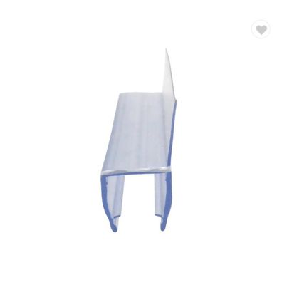 6-12mm glas compatibel 180 graden PVC rubber H-kanaal bodem glas douche afdichting deur band
