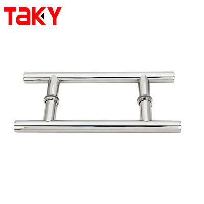 24 inch dubbelzijdige H-vorm glazen deur ronde ladder trekdeurkruk deurraamgrepen