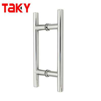 24 inch dubbelzijdige H-vorm glazen deur ronde ladder trekdeurkruk deurraamgrepen