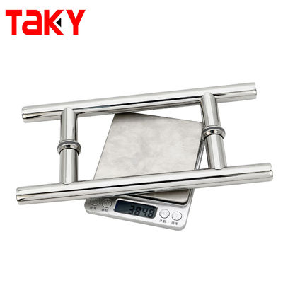 24 inch dubbelzijdige H-vorm glazen deur ronde ladder trekdeurkruk deurraamgrepen