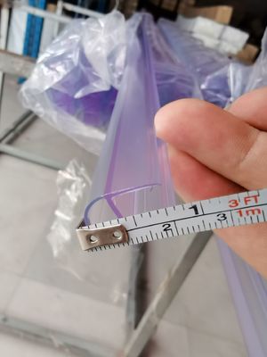 94 Inch Clear PVC Rubber Seal Plastic douche deur voor garantie en lange lift functie