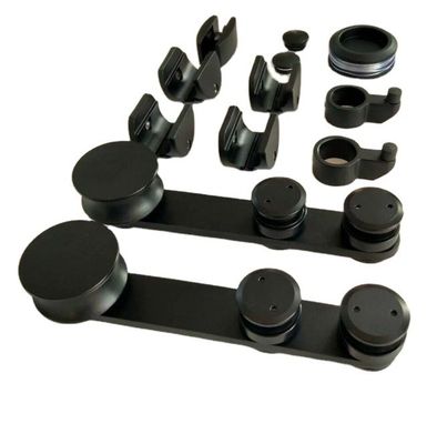 Moderne ontwerp ronde dien glijdende schuur deur hardware kit voor dubbel hangend spoor systeem