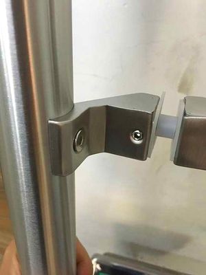 Modern ontwerp gehard glas deur trekhandgreep met roestvrij staal en schuur afwerking