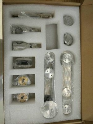 Moderne ontwerp ronde dien glijdende schuur deur hardware kit voor dubbel hangend spoor systeem
