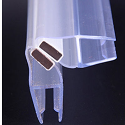 Doorzichtige glazen deuren ontwerp waterdicht glazen douche deur afdichting strip voor 6-12MM
