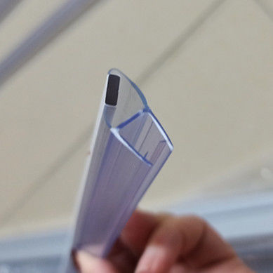 Doorzichtige glazen deuren ontwerp waterdicht glazen douche deur afdichting strip voor 6-12MM