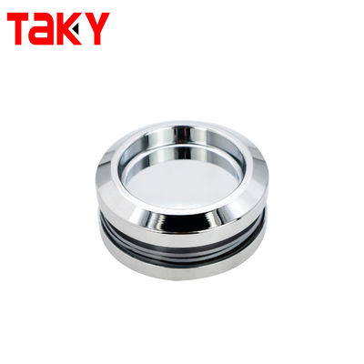 SS304 Chrome Glass Door Handle Knob Badkamer Schuifdeur Kit voor robuuste constructie