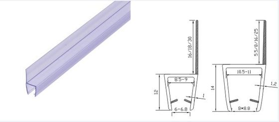 Douche siliconen afdichting strip voor 120 inch glazen deur voorkomen lekken en stoppen met water schade