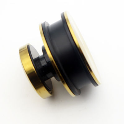 Hoog resistente Amerikaanse stijl satine goud 70 mm wiel buitenste automatische schuifdeur