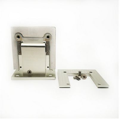 90 graden hydraulische douche scharnier voor normale badkamer glazen deur in sliver aluminium