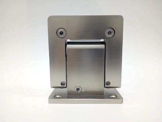 90 graden hydraulische douche scharnier voor normale badkamer glazen deur in sliver aluminium