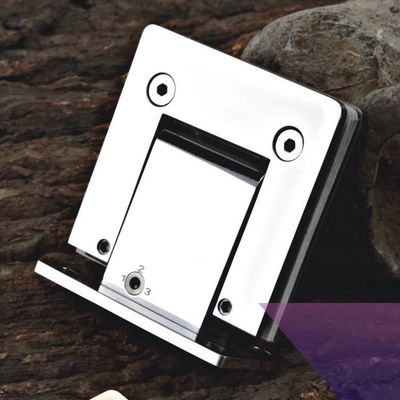 90 graden hydraulische douche scharnier voor normale badkamer glazen deur in sliver aluminium