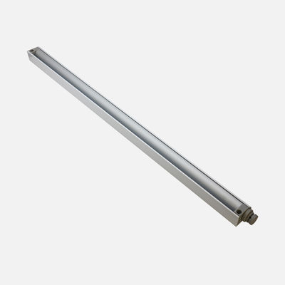 30-80 kg Zilveren drukwerk Frameloze glazen schuifdeur Automatische sluiter Pneumatische terugschuif