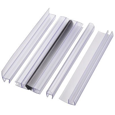 Transparante 8-12 mm douche deur afdichting streep milieuvriendelijk co-extrudeerd PVC voor waterdichtheid