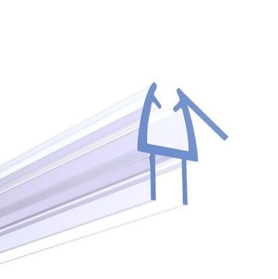 Modern ontwerp 8-12 mm helder PVC waterdichtingsband voor douchescherm lange liftfunctie