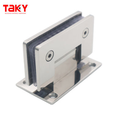 560 g Chroomgeplatte muur tot glas scharnier schuifdoorscharnier voor douche voor 8-12 mm glas