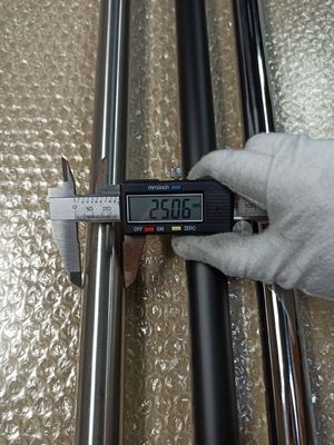 Schuifdeur Kit Open Stijl Schuifdeur met 304 roestvrij staal 25*2,0mm Solid Round Bar