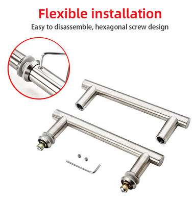 24 inch Puxador de Inox badkamer glazen deur handgreep trek voor de ingang deur hardware