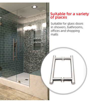 24 inch Puxador de Inox badkamer glazen deur handgreep trek voor de ingang deur hardware