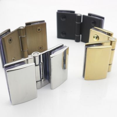 Verbeter uw badkamer met 835g zwaar glas naar glas douche deur scharnier 4 kleuren