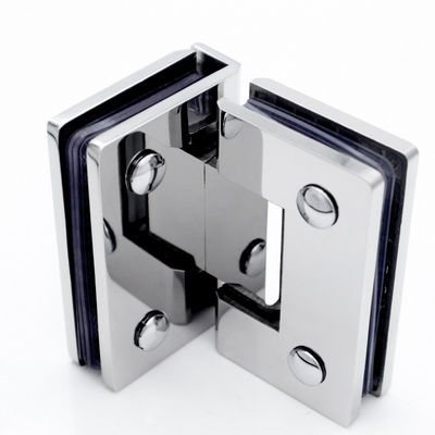 Roestvrij staal scharnier klem Glas naar Glas Bisagra Ducha para Vidrio voor 8-12mm Glas