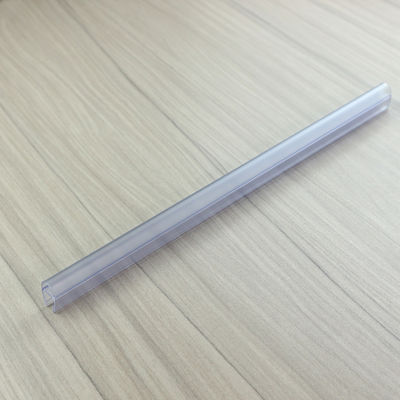 Waterdicht PVC D-vormige glas douche deur afdichting strip voor meer dan 1200mm deur grootte