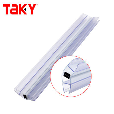 Waterdicht PVC-dichtband voor 6mm-10mm glazen douche schuifdeur open stijl schuif