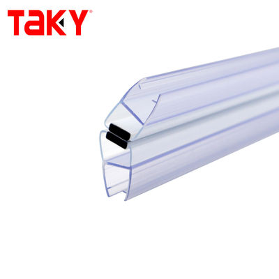 Waterdicht PVC-dichtband voor 6mm-10mm glazen douche schuifdeur open stijl schuif