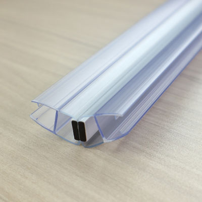 Waterdicht PVC-dichtband voor 6mm-10mm glazen douche schuifdeur open stijl schuif