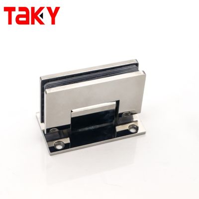Hydraulische glazen scharnier voor hotel douche deur Muurmontage 600-800mm Breedte roestvrij staal