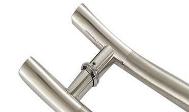 Moderne design douche deur trekhandgreep met 600*500*32mm/800*500*38mm roestvrij staal