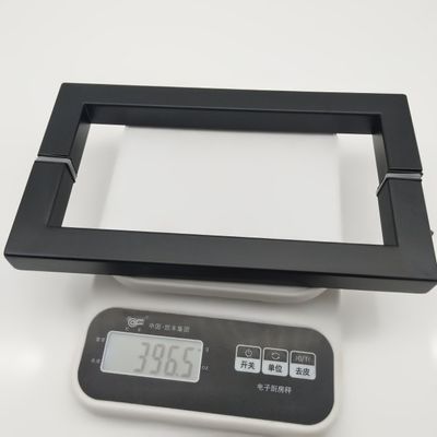 Hotel 8 inch Zwart Mat D type roestvrij staal 304 glazen deurgreep voor douche kamer