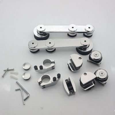 80-120 kg draagbare glazen schuifdeur accessoires Perfect voor badkamer renovatie