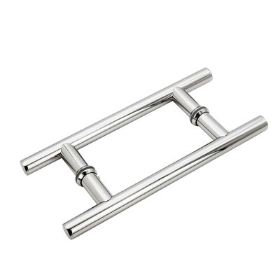 16&quot; zware H-vormige schuifdeur handgreep voor dubbelzijdige Chrome Push Pull deuren