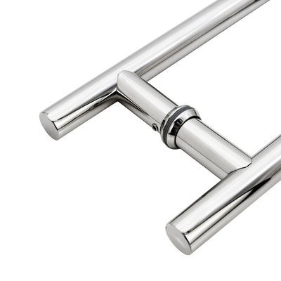 16&quot; zware H-vormige schuifdeur handgreep voor dubbelzijdige Chrome Push Pull deuren