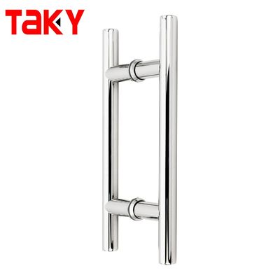 16&quot; zware H-vormige schuifdeur handgreep voor dubbelzijdige Chrome Push Pull deuren