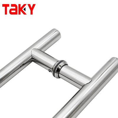 16&quot; zware H-vormige schuifdeur handgreep voor dubbelzijdige Chrome Push Pull deuren