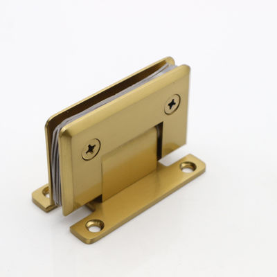 Verstelbare Messing Pivot Wand Glas Scharnier voor Glas Deur Pivot Scharnieren in 90 * 55mm Grootte